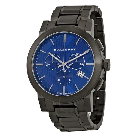 burberry 9365|Burberry Chronograph Blue Dial Dark Grey Ion.